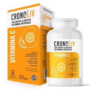 Vitamina C 500mg Com 30 Cápsulas Cronoliv