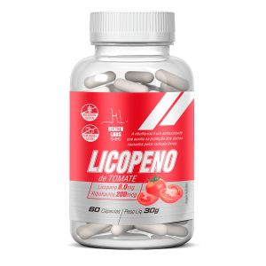 Licopeno de Tomate Health Labs Com 60 Cápsulas