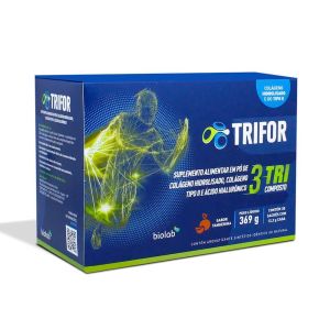 Trifor Sabor Tangerina Com 30 Sachês de 12,3g Cada Biolab