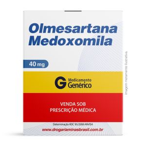 Olmesartana Medoxomila 40mg Com 30 Comprimidos Genérico Althaia
