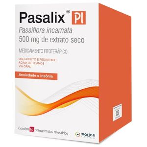 Pasalix PI 500mg Com 60 Comprimidos Marjan