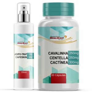 Kit Redução de Inchaço e Celulite Cactinea + Adipo-Trap