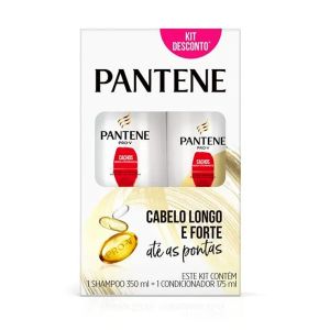 Kit Pantene Shampoo 350mL + Condicionador 175mL Cachos Hidra-Vitaminados