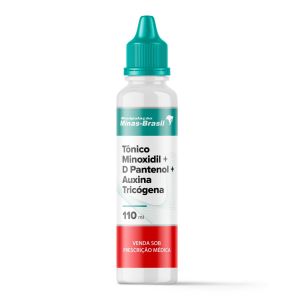Tônico Minoxidil + D Pantenol + Auxina Tricógena 110ml