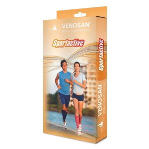 Meia Venosan Sportactive 20-30 Mmhg Bd Preta Pequena