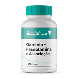 Garcínia 500mg + Faseolamina 500mg + Cassiolamina 300mg 30 Cápsulas