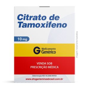 Citrato de Tamoxifeno 10mg Com 30 Comprimidos Genérico Blau