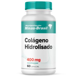 Colágeno Hidrolisado 400Mg - 60 Cápsulas