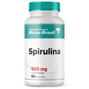 Spirulina 500mg 60 Cápsulas