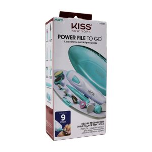 Lixa Elétrica Sem Fio Portátil Para Unhas Kiss New York