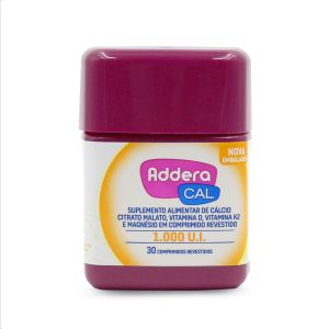 Suplemento Vitamínico Addera CAL 1.000UI com 30 Comprimidos