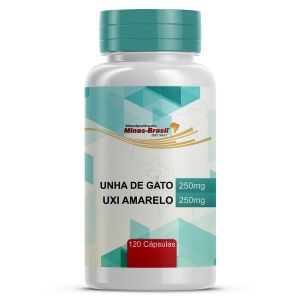 Unha De Gato   Uxi Amarelo - 120 Cápsulas