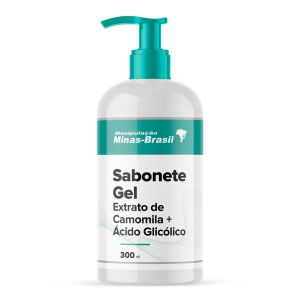 Sabonete Gel com Extrato de Camomila e Ácido Glicólico 300ml
