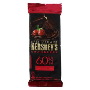 Barra de Chocolate Special Dark Hershey's 60% de Cacau com Cranberry 85g