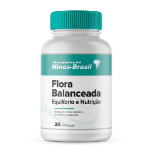 Restaurador da Flora Bacteriana e Absorção de Nutrientes com 30 Cápsulas