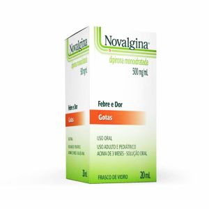 Novalgina 500mg/ml Solução Oral 20ml