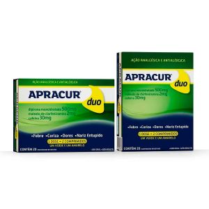 Apracur Duo com 20 Comprimidos Revestidos