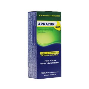 Apracur Duo com 12 Comprimidos Revestidos