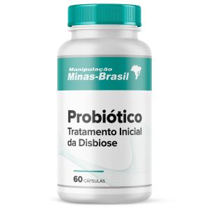 Probióticos Tratamento Inicial da Disbiose - 60 Cápsulas