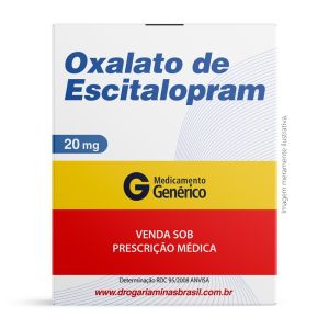 Oxalato de Escitalopram 20mg com 30 Comprimidos Revesitdos Genérico Neo Química