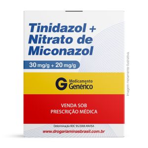 Tinidazol 30mg/g + Nitrato de Miconazol 20mg/g 45g Genérico Geolab