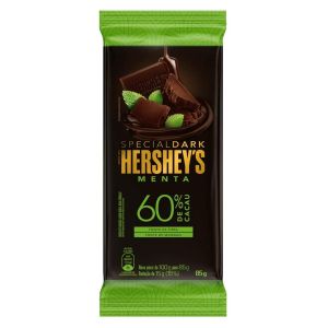 Chocolate Amargo 60% Cacau Menta Special Dark Pacote 85g Hershey's