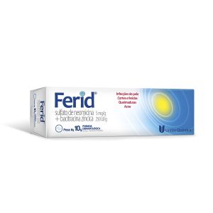 Pomada dermatológica Ferid 10g União Química