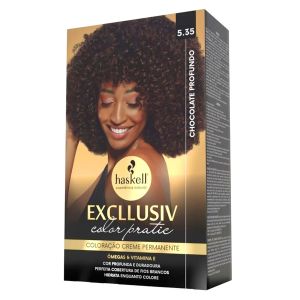 Coloração Excllusiv Color Pratic 5.35 Chocolate Profundo Haskell