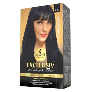 Coloração Excllusiv Color Pratic 1.0 Preto Azulado Haskell
