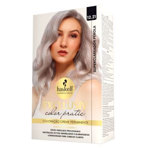 Coloração Excllusiv Color Pratic 12.21 Superclareador Pérola Haskell