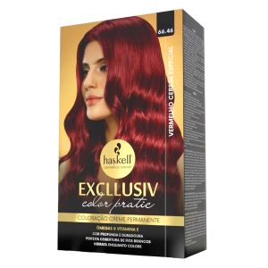 Coloração Excllusiv Color Pratic 66.46 Vermelho Cereja Especial Haskell