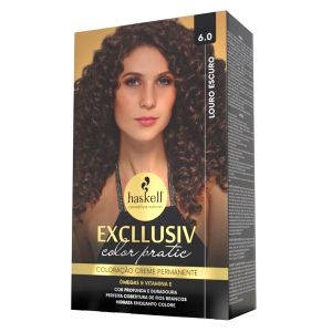 Coloração Excllusiv Color Pratic 6.0 Louro Escuro Haskell