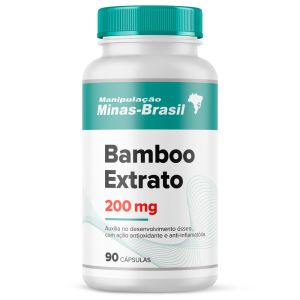 Bamboo Extrato 200 Mg - 90 Cápsulas
