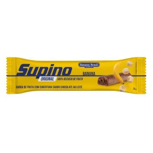 Barra de Fruta Supino Original Banana ao Leite 24g Banana Brasil