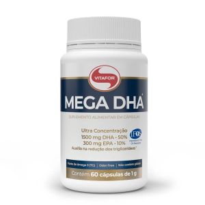 Mega DHA com 60 Cápsulas de 1g Vitafor