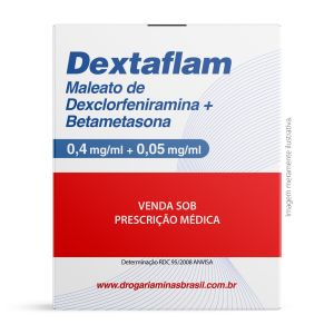 Dextaflam Maleato de Dexclorfeniramina 0,4mg/ml + Betametasona 0,05 mg/ml 120ml Cifarma