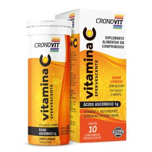 Vitamina C Efervescente com 10 Comprimidos Cronovit