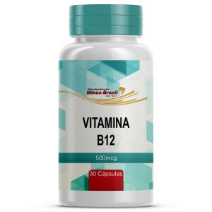 Vitamina B12 500 Mcg - 30 Cápsulas