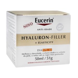 Creme Anti-Idade Hyaluron Filler Plus Elasticity Fps 30 51g Eucerin