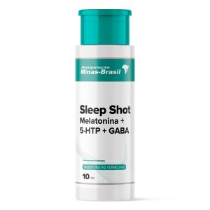 Sleep Shot Melatonina + 5-HTP + GABA Sabor Frutas Vermelhas 30 Doses