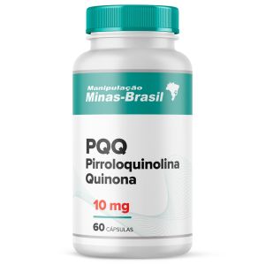 Pqq - Pirroloquinolina Quinona 10Mg - 60 Cápsulas