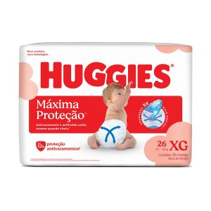 Fraldas Supreme Care Tamanho XG com 26 Unidades Huggies