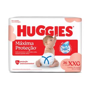 Fraldas Supreme Care Tamanho XXG com 26 Unidades Huggies