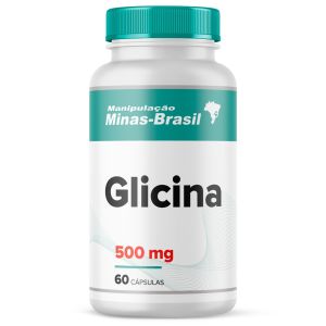 Glicina 500Mg - 60 Cápsulas