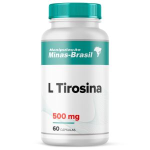 L Tirosina 500Mg 60 Cápsulas