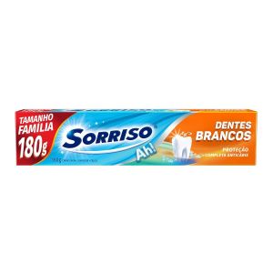 Creme Dental Sorriso Dentes Brancos 180G