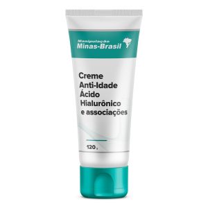 Creme Anti-Idade - Ácido Hialurônico   Colágeno   Argireline 120G