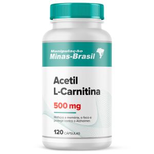 acetil l carnitina precio Acetil L Carnitina 500Mg 120 Cápsulas
