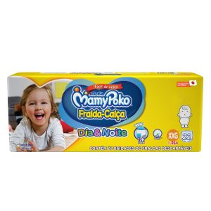 Fralda-Calça MamyPoko Dia e Noite Tamanho XXG com 22 Unidades Unicharm