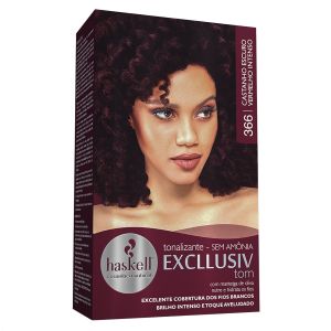 Coloração Sem Amônia Excllusiv Tom 366 Castanho Escuro Vermelho Intenso Haskell